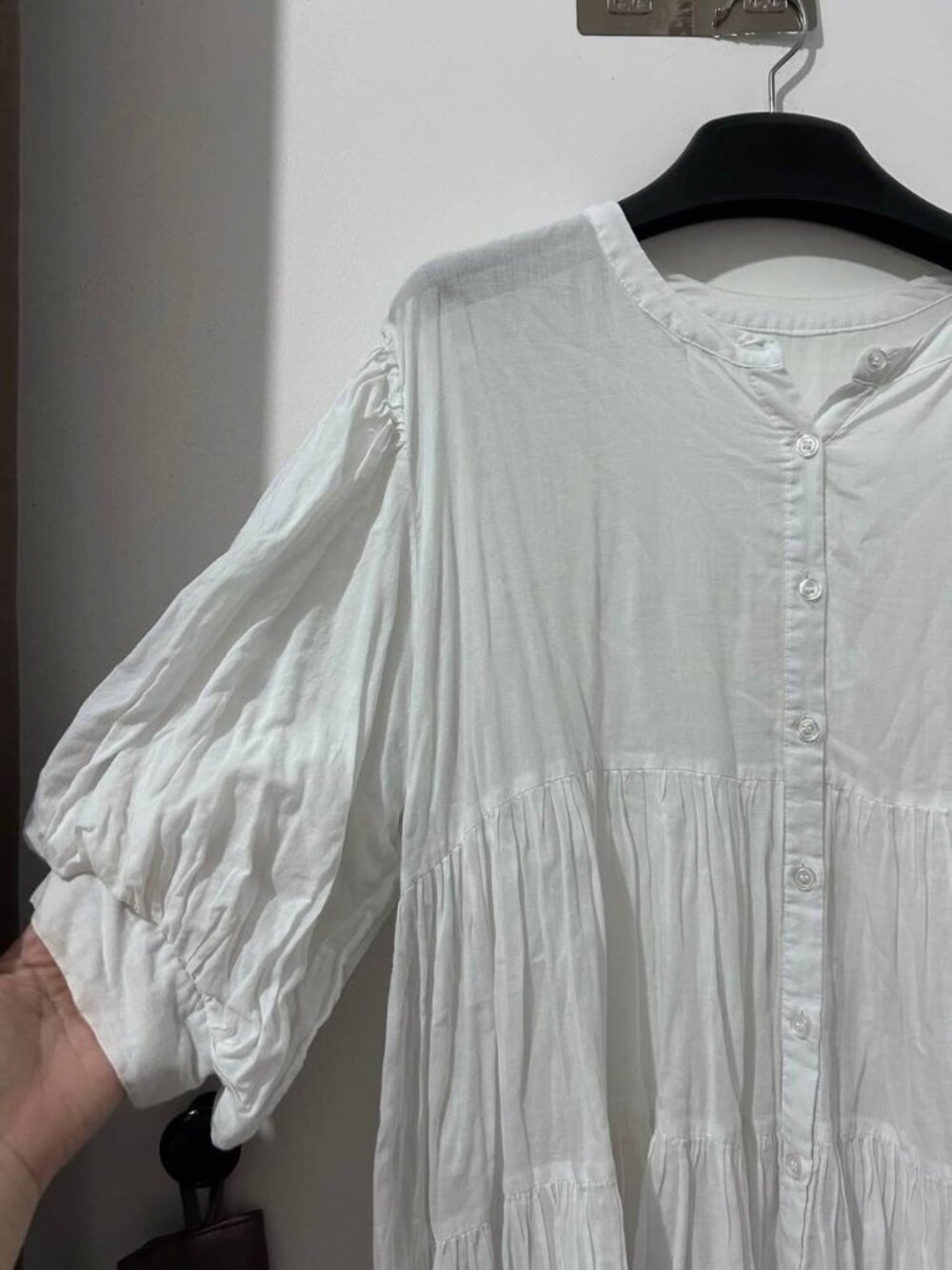 White Button Front Top - Picture 2 of 3